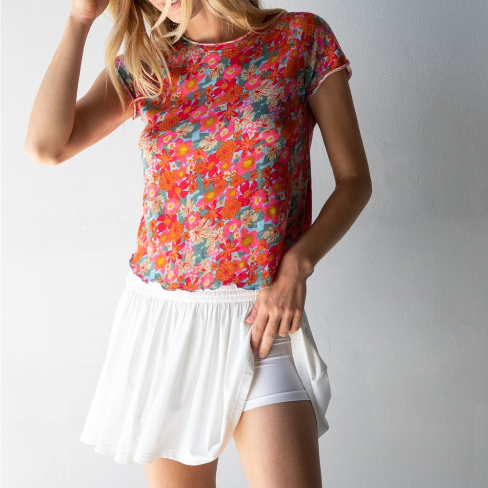 NWT Daisy Tennis Skirt - White